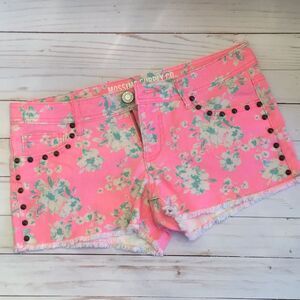 Mossimo Supply Co. Pink Floral Studded Sho…